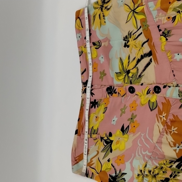 ASOS maxi skirt long floral button 90s inspired size 8 hawaiian floral ASOS - Picture 6 of 8